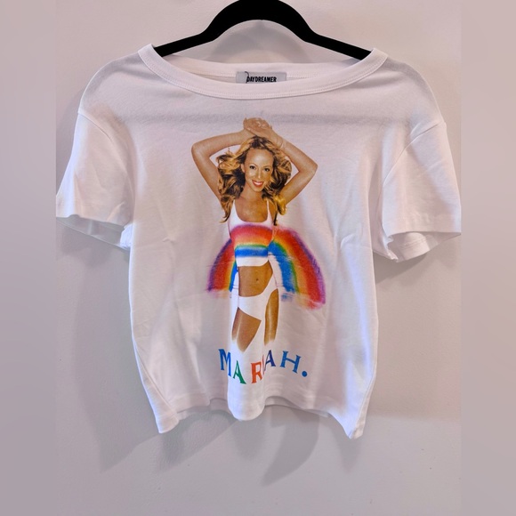 NWT Daydreamer Mariah Carey Babydoll Tee Small - Picture 4 of 5